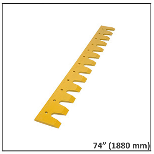 74” (1880 Mm) Serrated Grader Cutting Edge